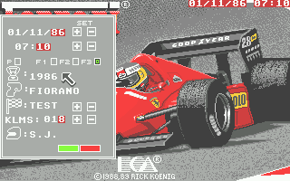 Ferrari Formula One screenshot 4 for Amiga